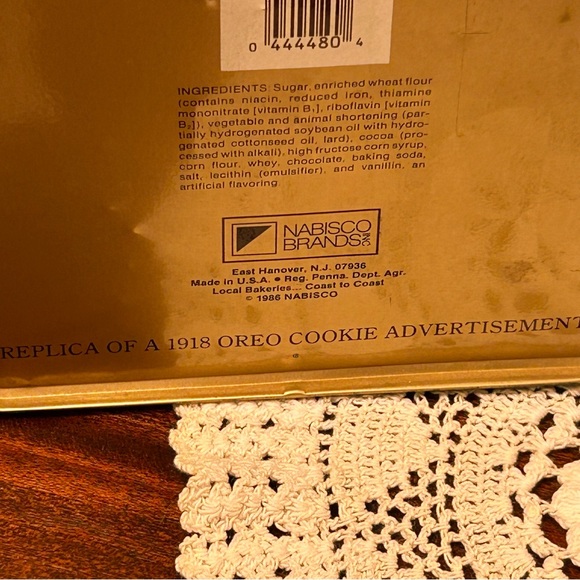 Vintage OREO Collector Cookie Tins 1986 1992 - Picture 4 of 9